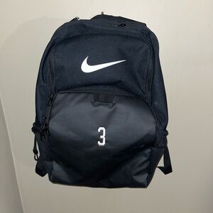 Nike #3 Navy blue and White Men's Backpack